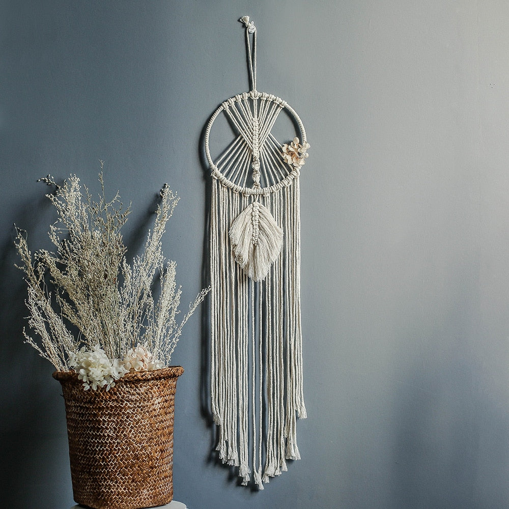 Nordic Star Moon Macrame Wall Decor - Delightful Decor