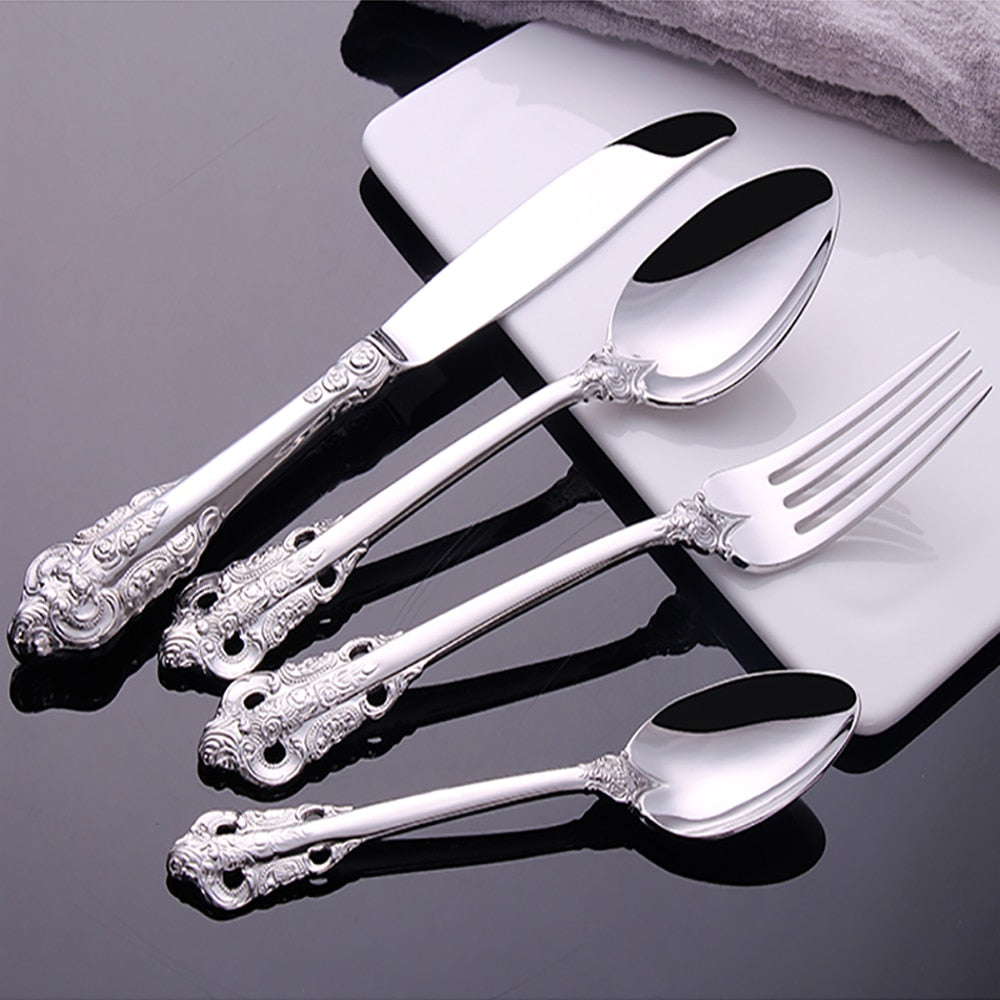 Gold Plated Luxury Cutlery Set - Delightful Decor