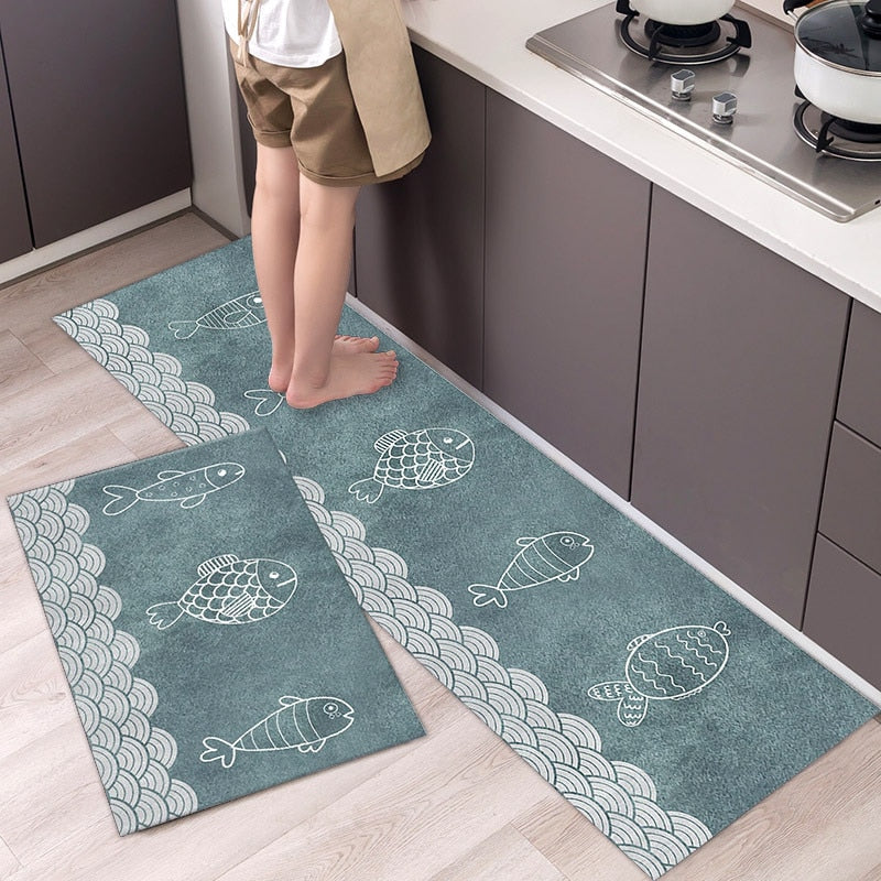 Nordic Style Kitchen Mat - Delightful Decor