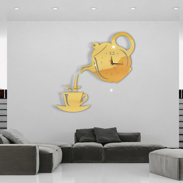 3D Wall Clock Luminous Frameless - Delightful Decor