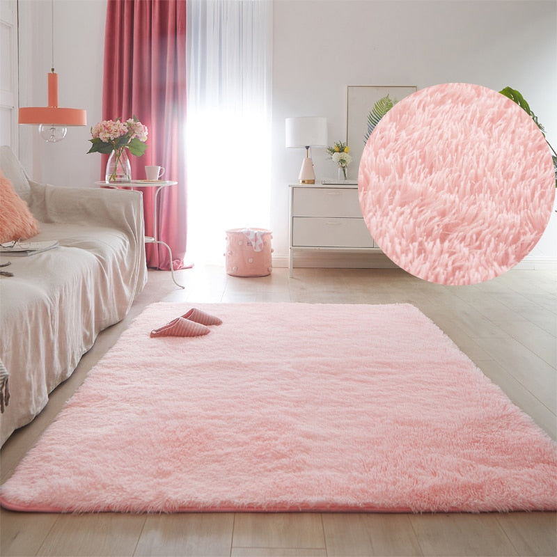 Nordic Style Furry Carpet Mat - Delightful Decor