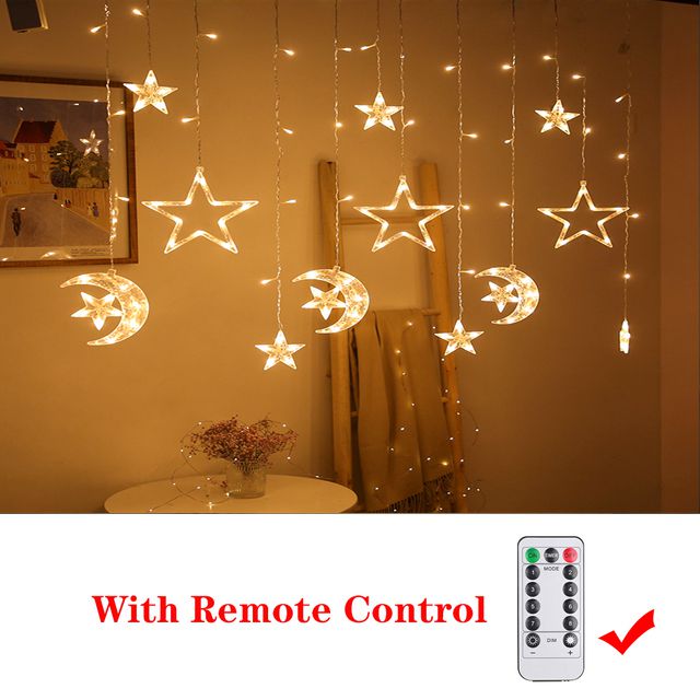 Christmas Decor String Garland Curtain Light - Delightful Decor