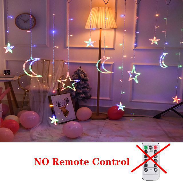 Christmas Decor String Garland Curtain Light - Delightful Decor