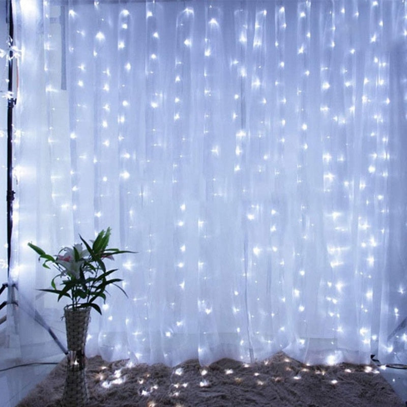 LED Garland Curtain Lights - Delightful Decor