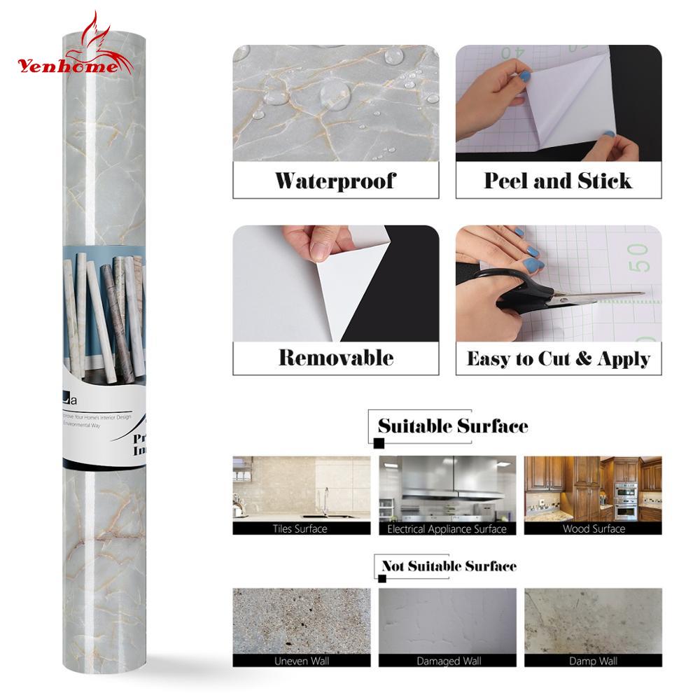 Waterproof Marble Self Adhesive Wallpaper - Delightful Decor