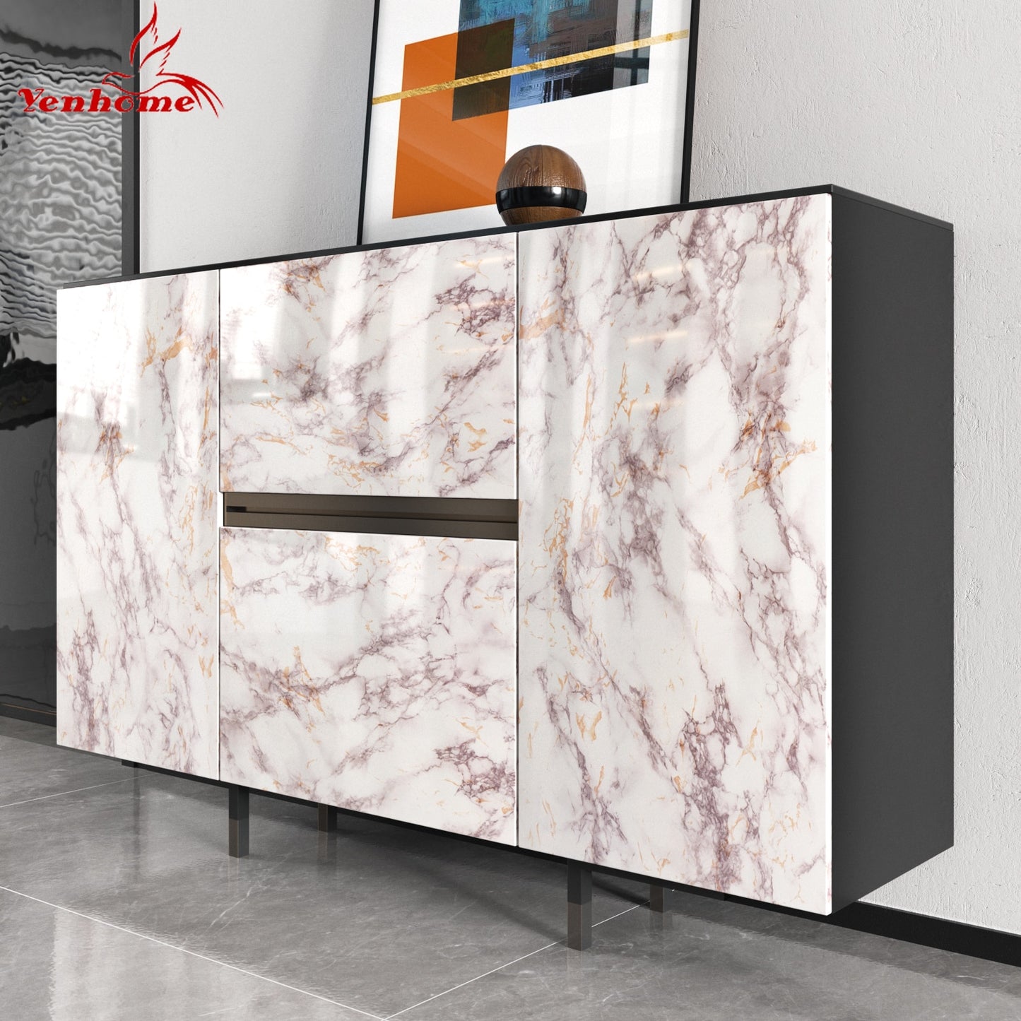 Waterproof Marble Self Adhesive Wallpaper - Delightful Decor