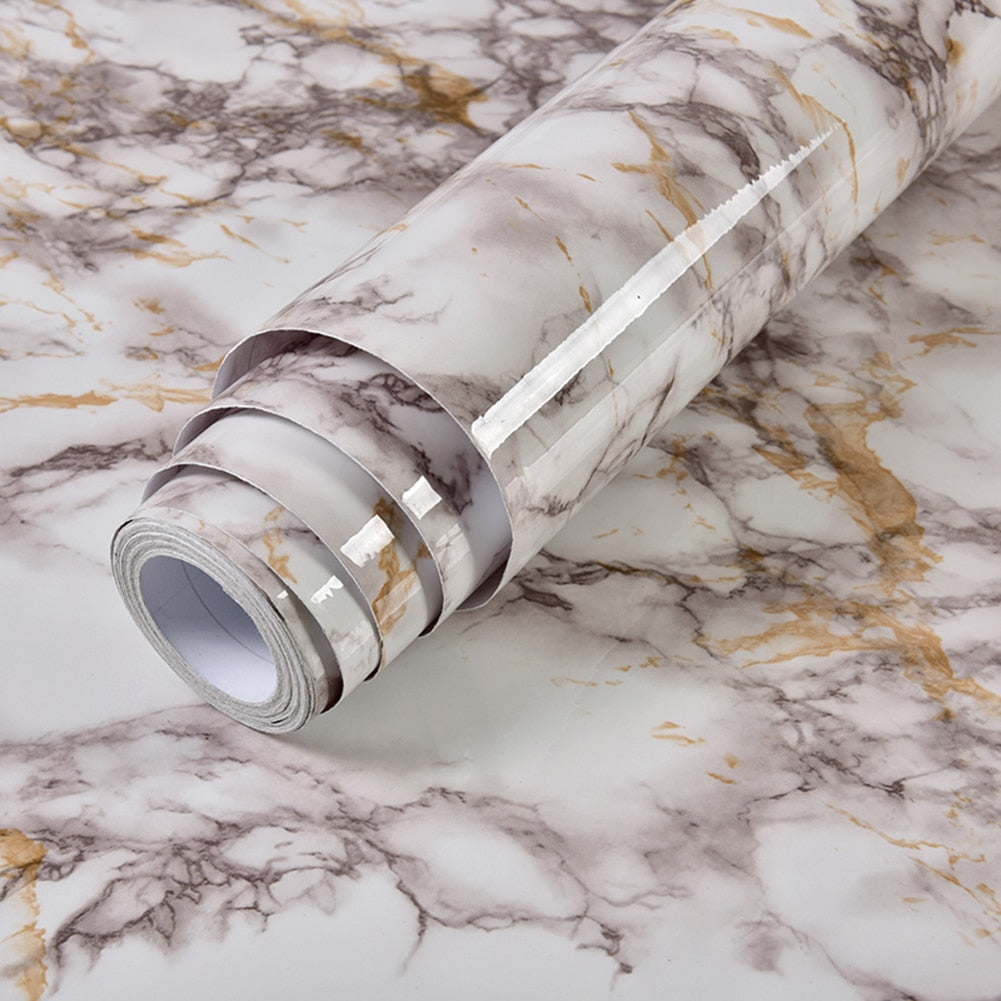 Waterproof Marble Self Adhesive Wallpaper - Delightful Decor