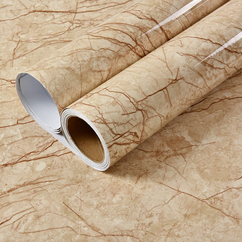 Waterproof Marble Self Adhesive Wallpaper - Delightful Decor